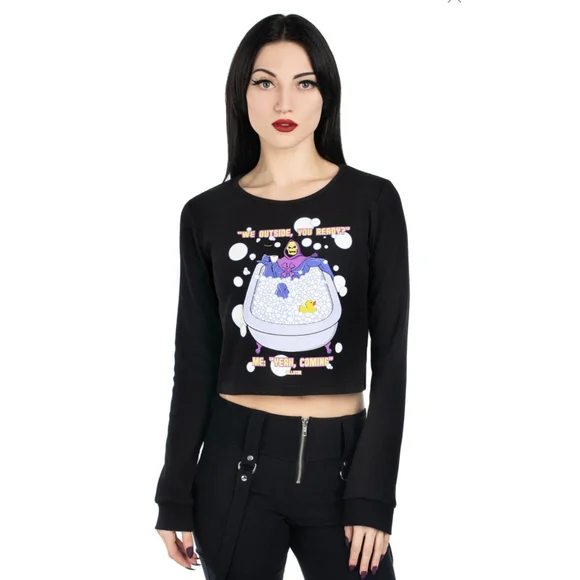 Killstar Skeletor Chillax Thermal NWT - Picture 2 of 5